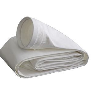 Przemysłowe worki na pył z cementu 500 - 650 g / m2 Poliestrowe worki filtracyjne