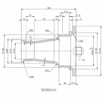 Mikropul Aluminium Venturi 164x75x180mm