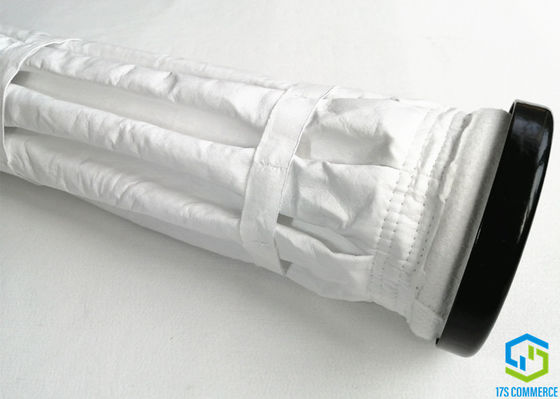 Mankiet kulkowy 8 plis 160 mm worek filtrujący z PTFE Rozszerzony obszar filtra