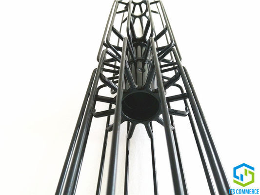 Dwuczęściowa klatka filtra gwiaździstego Twist Joint powłoka silikonowa Klatka plisowana 110mm Klatka pająka Klatka odpylacza ze stali miękkiej