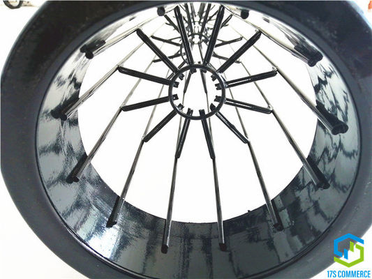 Podwójny drut Spider Star Cage Silicon Coating Pleat Cage 110mm Spider Cage Miękka stalowa klatka odpylacza