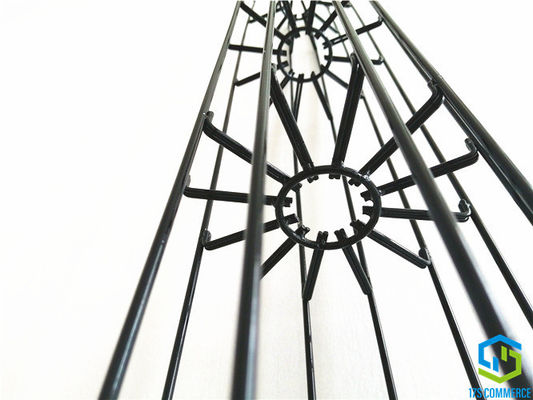 Podwójny drut Spider Star Cage Silicon Coating Pleat Cage 110mm Spider Cage Miękka stalowa klatka odpylacza